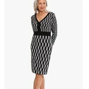 🖤 Maggy London Sweater Dress - Size L